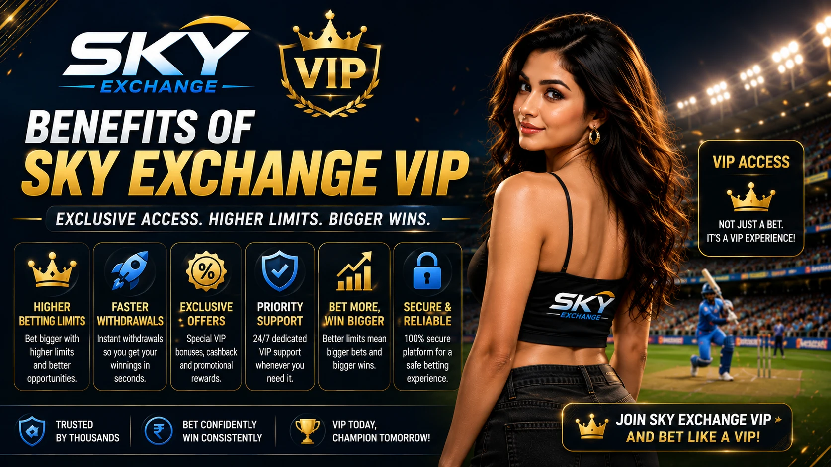 Benefits of Sky Exchange VIP