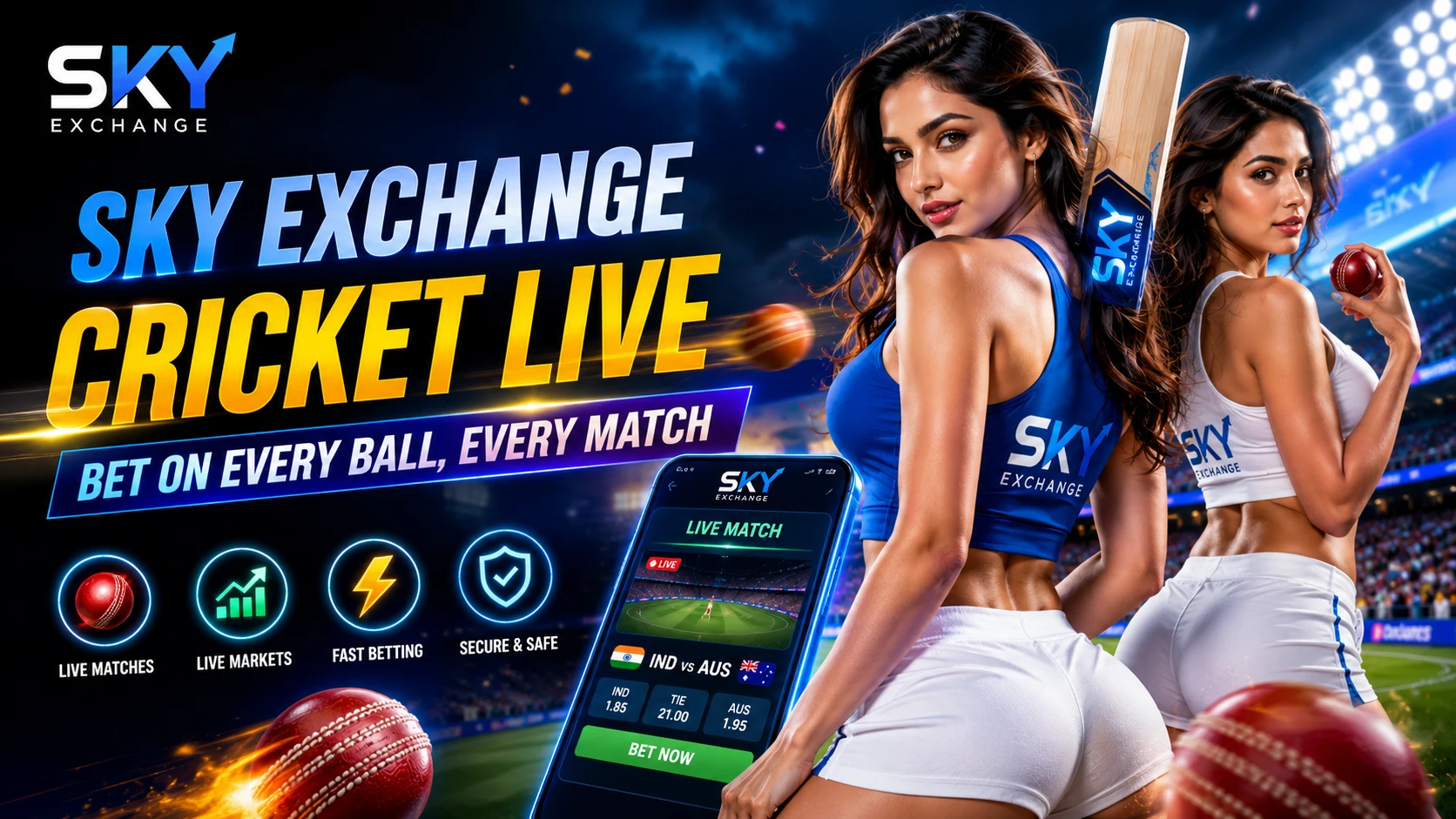 Sky Exchange Cricket Live – Bet on Every Ball, Every Match