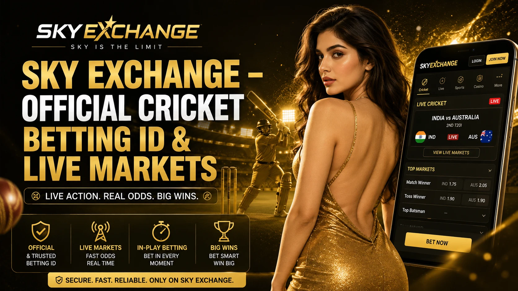 Sky Exchange – Official Cricket Betting ID & Live Markets